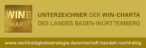 Die Schreinerei Freymark: Unterzeichner der WIN-Charta des Landes Baden-Württemberg