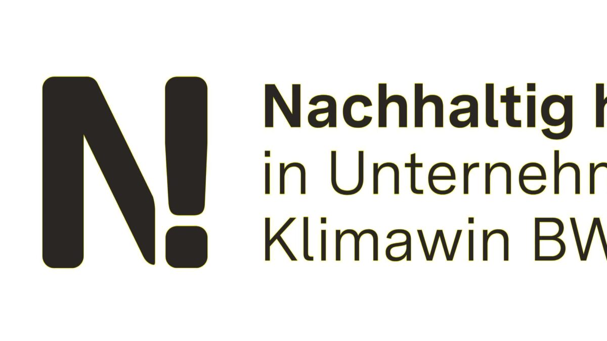 Logo der Klimawin-Initiative des Landes Baden-Württemberg für nachhaltiges Handeln in Unternehmen