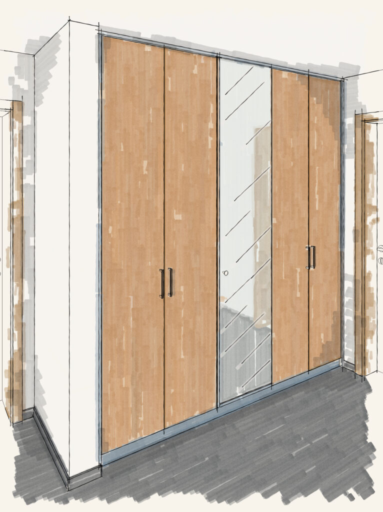 Schreinerei-Freymark-Freiburg-Zeichnung_Flurschrank_hinten